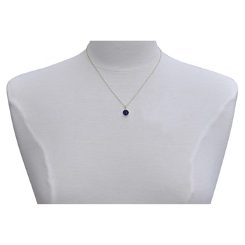 Vergulde Lapis Lazuli Parel Hanger Collier