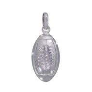 Pendentif Argent 925 Ballon de Rugby