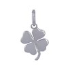 Pendentif Argent 925 Rhodié Mini Trèfle à Quatre Feuilles - vue V1