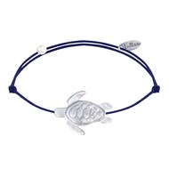 Bracelet Lien Tortue en Nacre - Bleu Navy