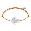 Bracelet Lien Tortue en Nacre - Orange - vue V1