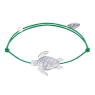 Bracelet Lien Tortue en Nacre - Vert