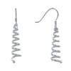 Boucles d'Oreilles Argent 925 Cône Tourbillon - vue V1
