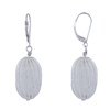 Boucles d'Oreilles Dormeuse Argent Kiwi - vue V1