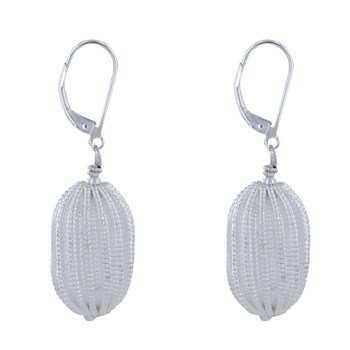 Boucles d'Oreilles Dormeuse Argent 925 Kiwi
