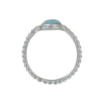 Bague Argent 925 Petite Goutte de Larimar