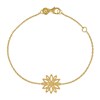 Bracelet Plaqué Or Fleur de Nénuphar - vue V1