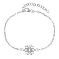 Bracelet Argent Fleur de Nénuphar