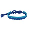 Cruciani Bracelet Homme Dentelle Prospérité Bicolore Bleu et Azur - vue V1