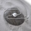 Bracelet Argent 925 Oeil de Sainte Lucie Rond - Moyen Modèle - vue V3