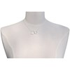 Collier Argent 925 Rhodié Deux Cercles - vue V2