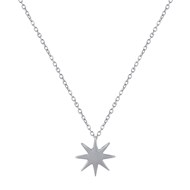 Collier Argent 925 Rhodié Etoile du Berger