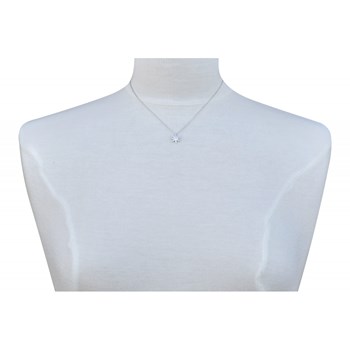 Zilveren halsketting 925 Rhodium Ster van de Herder