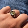 Bague Argent Rond Dentelé de Labradorite - vue V4