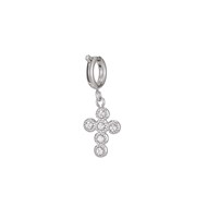 Charm Croix acier