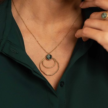 African Turquoise Majo Necklace