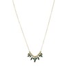 Collier Bohème cristal vert - vue V1