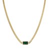 Collier Mila Strass vert - vue V1