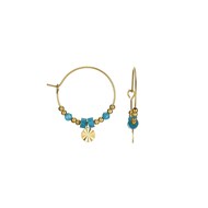 Boucles Cancun Pierres Apatite bleue