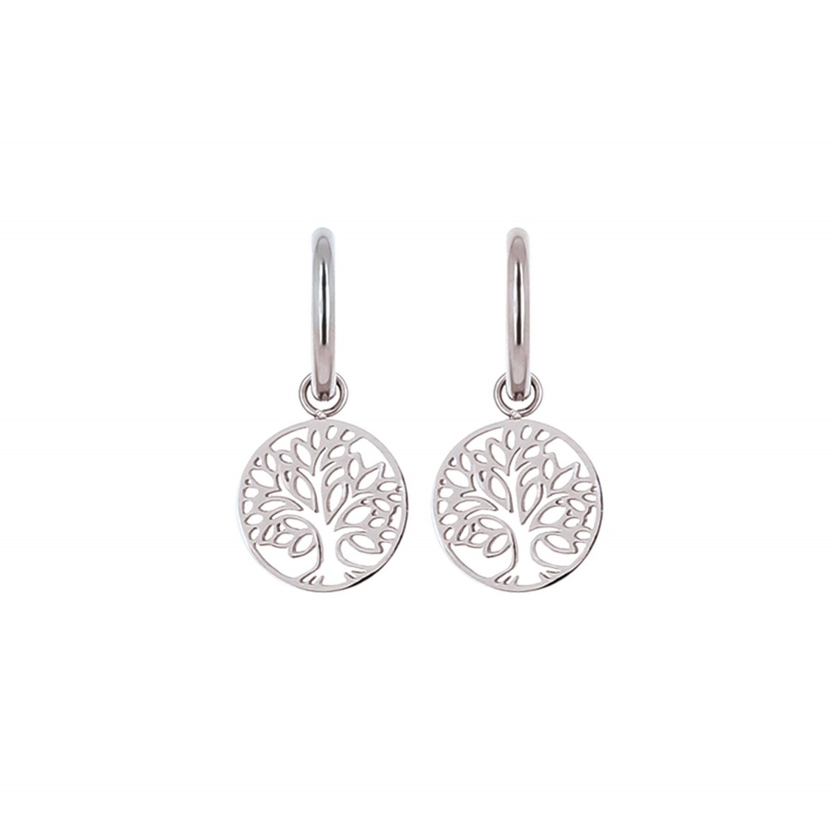 Boucles Arbre de vie acier