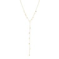 Collier Infinity acier doré or