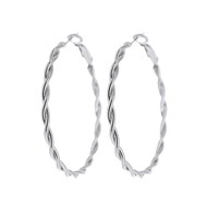 Boucles d'oreilles Aina acier