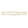 Bracelet double chaine dorée Luza Charms - vue V2