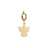 Charm Ange acier doré or - vue V1
