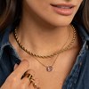 Collier Luz Zircon rose - vue V3