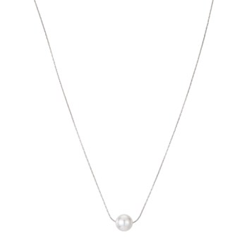 Parelmoer stalen halsketting