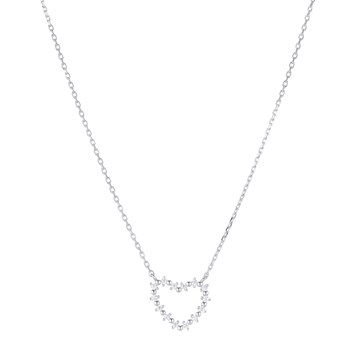 Halsketting Liefdevol Zilver 925