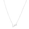Collier Love Argent 925 - vue V2