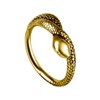 Piercing conch serpent PVD or 24K 8mm - vue V1