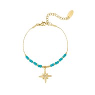 Bracelet étoile Turquoise