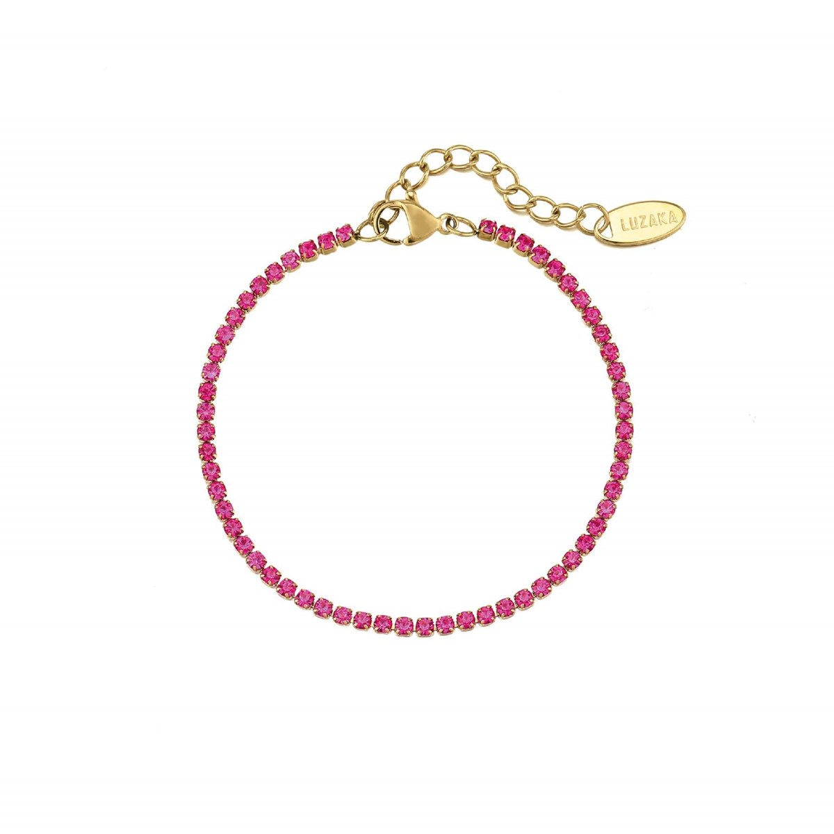 Bracelet Riviera strass rose