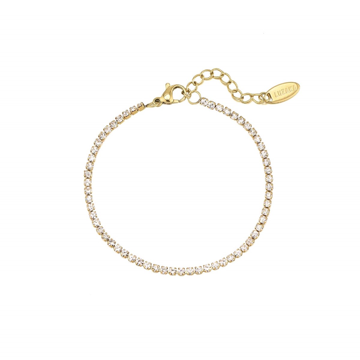 Bracelet Riviera strass blanc