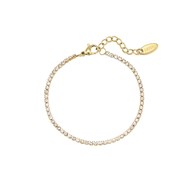 Bracelet Riviera strass blanc