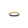 Bague Avenue strass bleus - vue V1