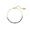 Bracelet Bohème cristal bleu royal - vue V1