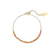 Bracelet Bohème cristal ambre