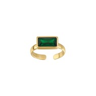 Bague Mila Strass vert