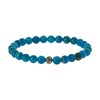 Bracelet pierres Apatite bleue 6mn - vue V1