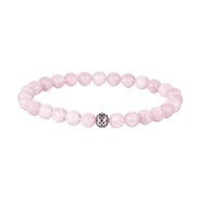 Bracelet pierres Quartz rose 6mn