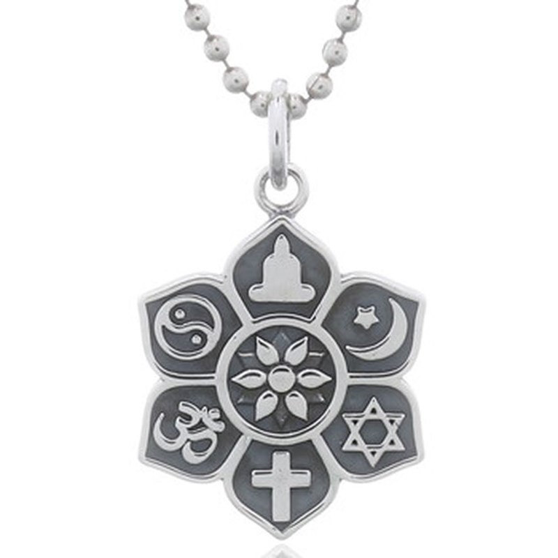 Collier savoir vivre tous ensemble en argent