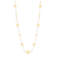 Collier en acier plaqué jaune
