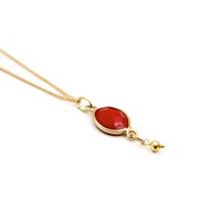 Collier pierre corail - CATHY