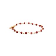 Bracelet perles rhodonite - CAROLE