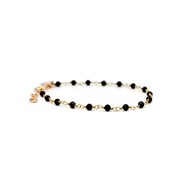 Bracelet perles onyx noir - CAROLE