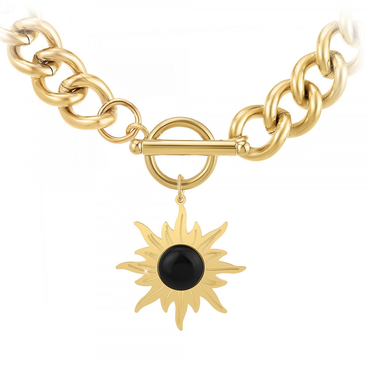 Collier par SC Bohème orné d'un onyx noir