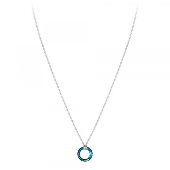 SC Crystal halsketting versierd met een fonkelende kristal